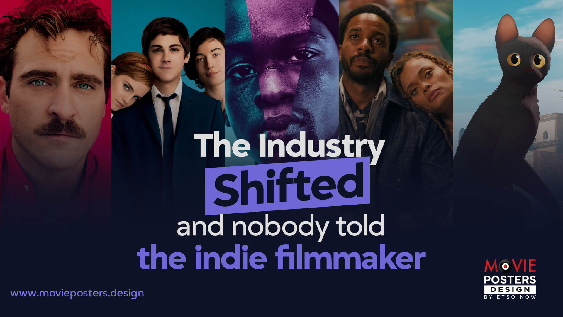 Film distributor reviewing marketing materials and poster design requirements.